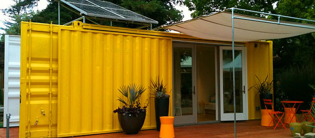 recycled containers home