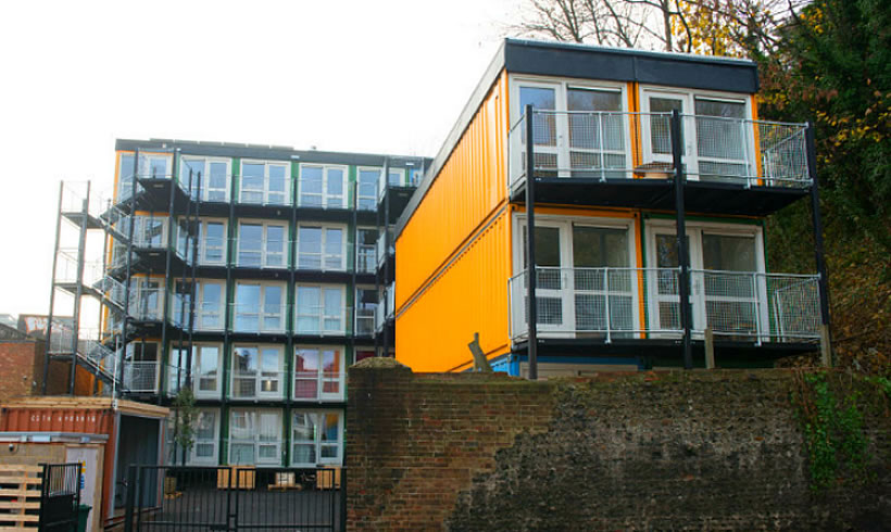 stacked container homes brighton