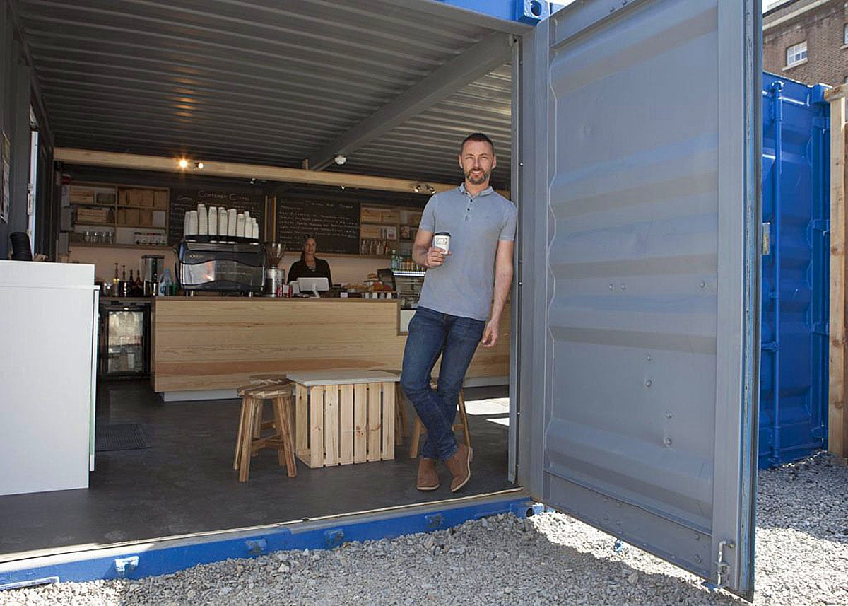 The Container Coffee Café is open for business