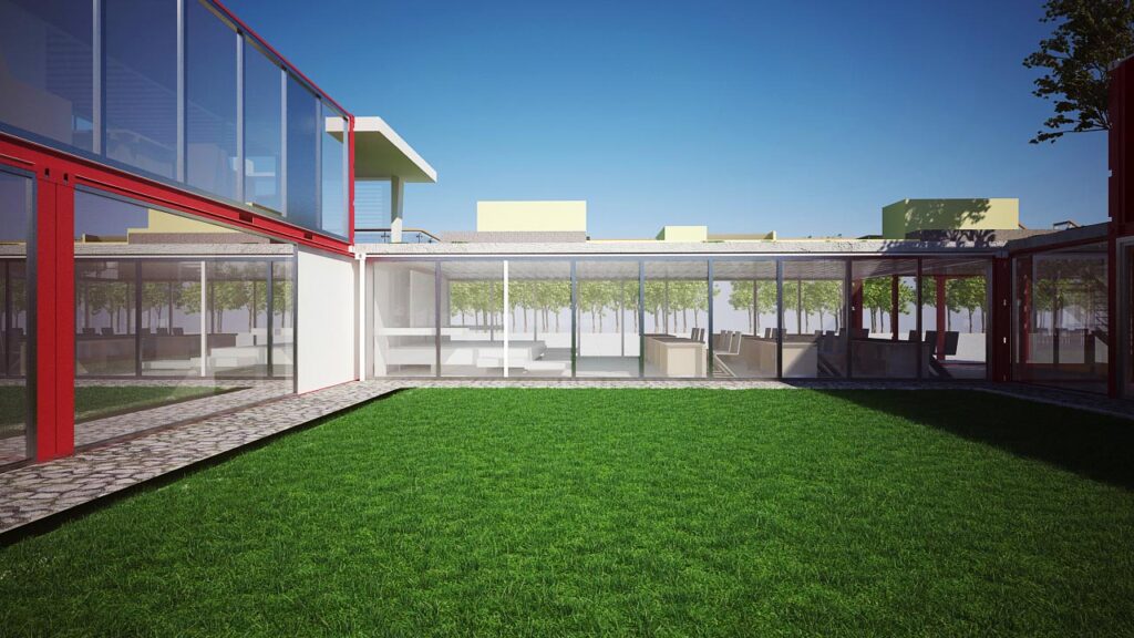 architecture garden model