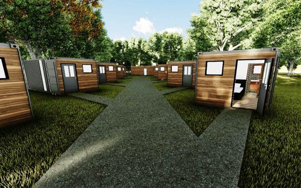 shipping container holiday pods