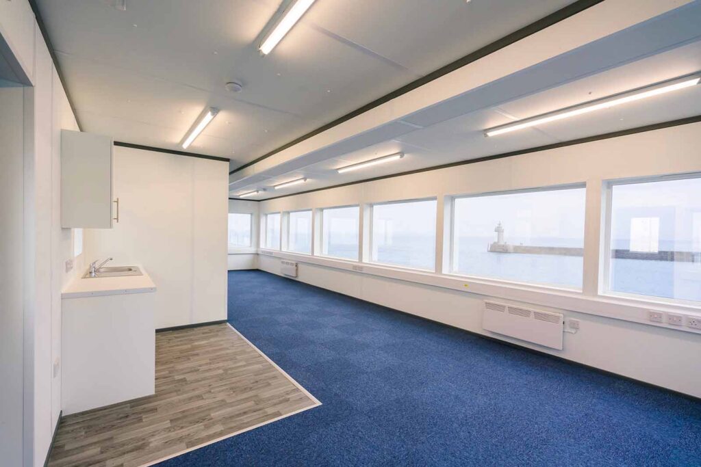 first floor fully glazed maximum visibilty