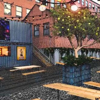 frate recycled containers venue