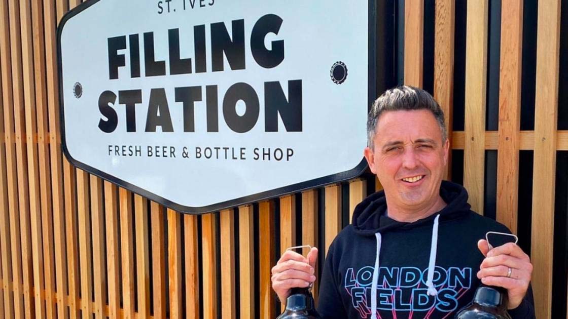 matt kelly beer shop founder celebrates