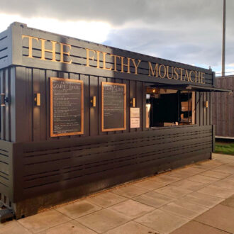 gourmet catering container the filthy moustache chinnor rugby club
