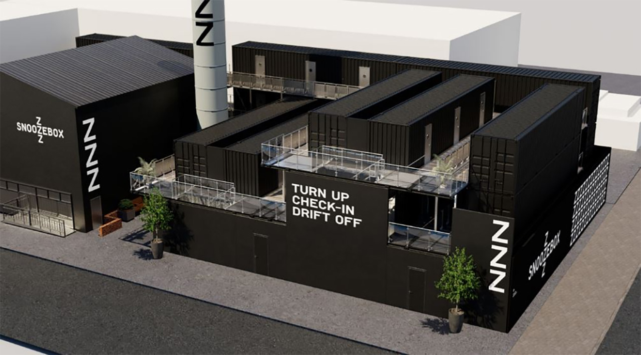 Snoozebox Shipping Container Hotel Liverpool